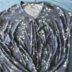 Como Vintage Floral Top